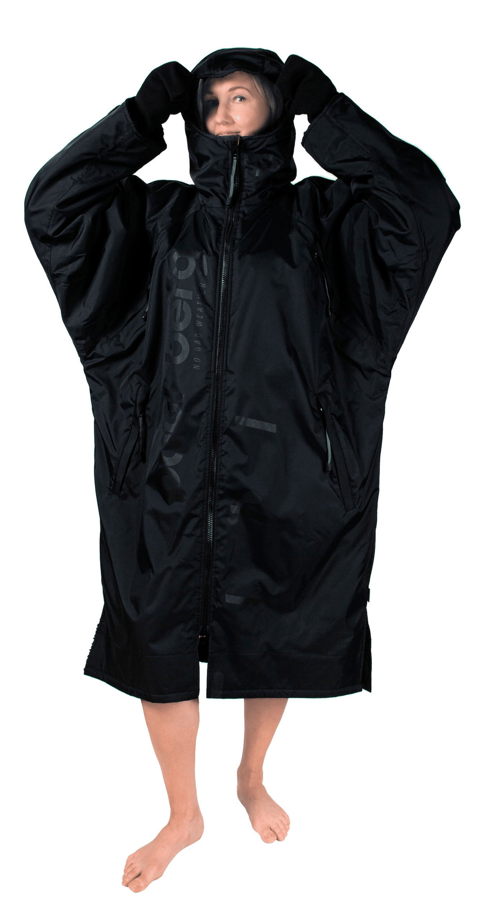 Paul Nordic Changing Robe - Black
